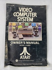 Atari CX2600 Owners Manual Video Computer System 1978