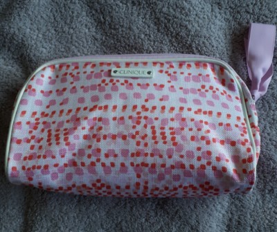 Clinique Kosmetiktasche - Pink/Red Smudge Spots - Jonathan Adler Design - Brandneu