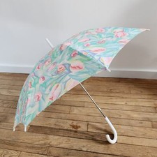 Vintage 90s Floral Umbrella Parasol