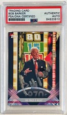 2011 Topps American Pie Bob Barker Price Is Right Signed Auto Card # 110 PSA/DNA