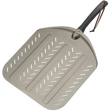 Perforated Pizza Peel 14" Non-stick Pizza Turning Paddle Pizza Oven Accessory...