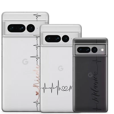 Personalisiert Brauch Name Roségold Marmor Gel Handyhülle für Google Pixel 10 9+ - Bild 1 von 4