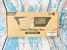 GOLPEW 2pcs Rear Door Storage Box Fit for Wrangler JK 2/4 Door 2007-2018,