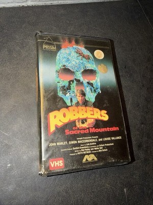 VHS   Robbers of the Sacred Mountain 1984 Intrepid Video Original Release NR