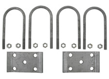 Heavy-Duty Trailer U-Bolt Kit for 8,000 lb Round Axles – 8" Length