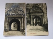 2 AK Torgau, Schlossportal 1910 , Schlosseingang  1928
