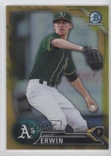 2016 Bowman Chrome Prospects Gold Refractor 48/50 Zack Erwin #BCP223 3c7