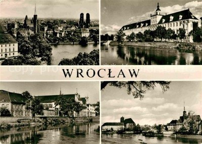 Wroclaw Widok ogolny Zaklad Narodowy im. Ossolinskich Uniwersytet Ostrow Tunski 