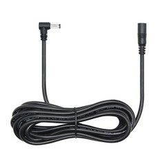 9FT Power Extension Cable - 5.5mm x 2.1mm, 18AWG, 90 Degree Right Angle DC 55...