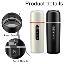 Reise Wasserkocher 500ml kompatibel mit USB u...