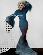 MAE WEST #26 BEAUTIFUL COLORIZED PHOTO 11 X 8.5 SHIPS FREE