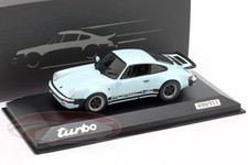 Porsche 911 (930) Turbo 50 Years Singapore polar blue 1:43 Minichamps Diecast
