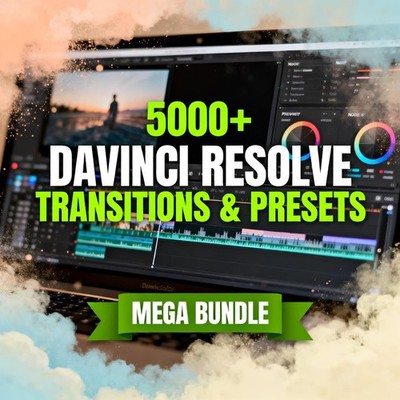 5000+ Davinci Resolve transitions and Presets Mega Bundle 