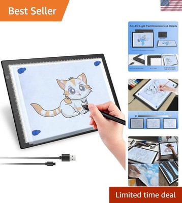 Portable A4 Drawing Light Box with Touch Control & Powerful LED - Artist's Dream