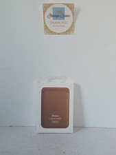 Apple iPhone Leather Wallet with MagSafe - Brown MHLT3ZM/A - LN  