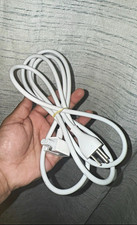 NEMA 5-15P 3-Prong to IEC 60320 C13 Power Cable Cord White 6 ft