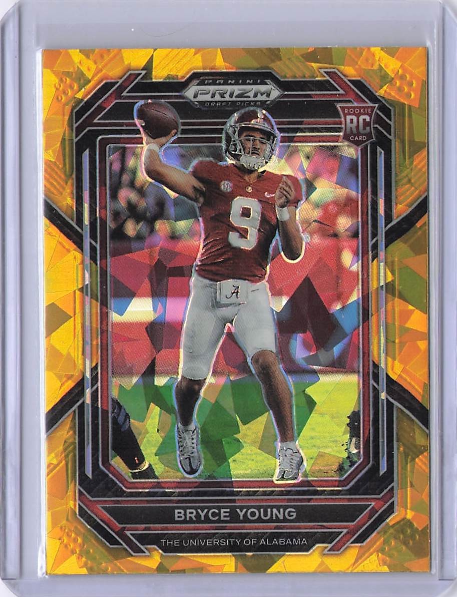 2023 Panini Prizm Draft Picks #101 Bryce Young Prizms Gold Ice