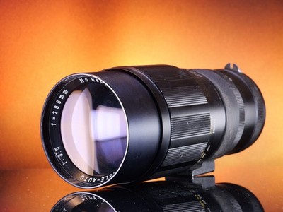 Nikon F Mount Soligor Tele-Auto f/1:3.5 200 mm Telephoto Portrait Lens #H668244
