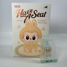 USA-NEW Authentic Popmart Labubu  Have A Seat Vinyl SEALED Blind box -QUQU