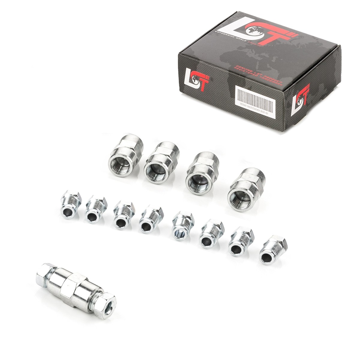 5x Brake Line Connector 4.75 mm Screw Connection Flare Type F for VW Golf EOS
