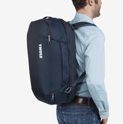 Thule Subterra 40L Convertible Travel Backpack / Carry-on Mineral Blue/ Orange