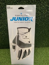 Top Flite Junior Youth Golf Glove Left Hand One Size Fits Most - White