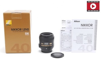 ▶️ [TOP MINT in Box] Nikon Af-s Afs DX Micro Nikkor 40mm f2.8 G