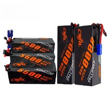 3S 4S Lipo Battery 5600mAh 6600 8000mAh 11.1V 14.8V 120C Hard Case w/ T EC5 Plug