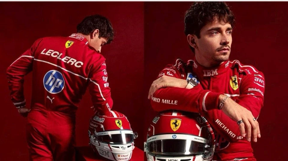 Traje de carreras de karts personalizable Ferrari F1 Team 2025 | Traje de alto rendimiento Foto 2 de 4
