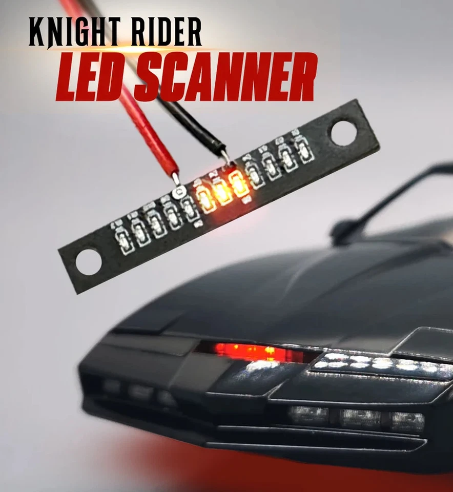 1/10 Karosserie K.I.T.T KNIGHT RIDER Trans Am Body mit rotem Scanner 200mm *klar* - Bild 3 von 4
