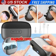 Electric Nail Clipper 2in1 Automatic Nail Trimmer with Polishing LED Light Gift