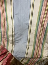 Striped TAFFETA Silk . 100 silk. Sold By the yard.