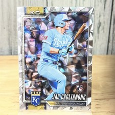 2026 Topps Series 1 Jac Caglianone RC Diamante Parallel #138 Kansas City Royals