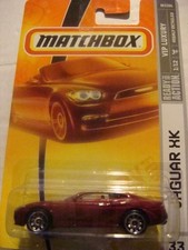 Matchbox Jaguar XK, Red, 33, 2007, Highly Detailed Replica. 1/64. Red