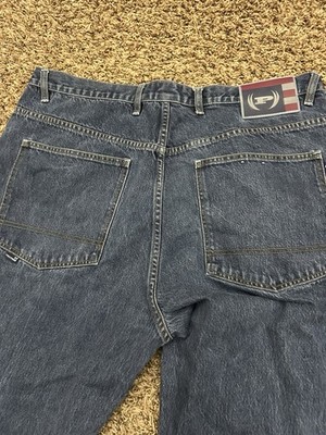 Vintage Y2K Phat Farm Jeans Denim Blue Baggy 2000s Mens Size 40x33