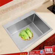 Multi-functional Kitchen Sink Stainless Steel Sinks Fixture Kit w/ Waste Drainer