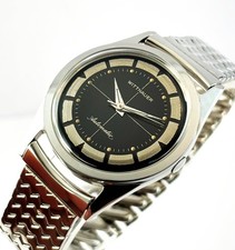 Vintage Longines Wittnauer Polerouter Dial Automatic Mens Watch 17j 11ARG 1960s