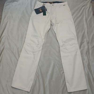 G-Star Raw Elwood 5620 Regular Duckman ECRU Beige Jeans 32 x 34 NWT $210