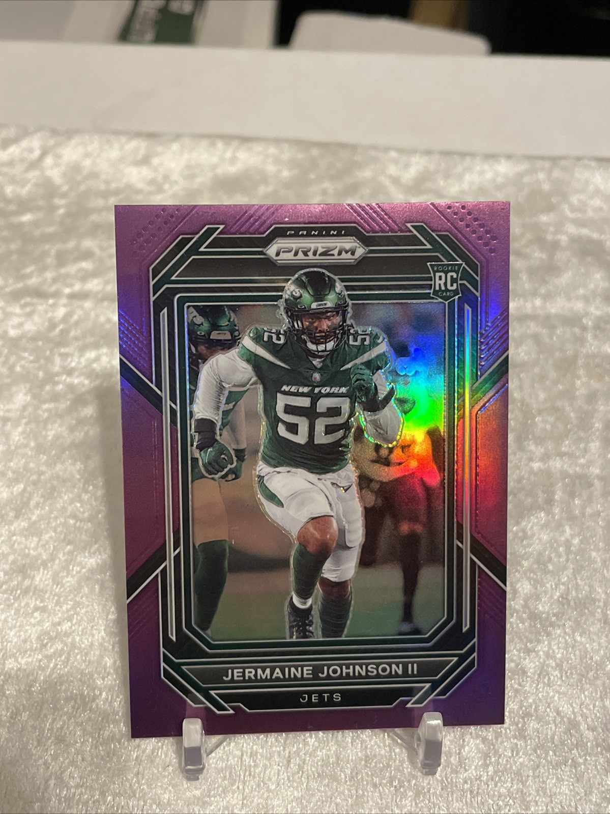 2022 Panini Prizm Rookies Purple Prizm /125 Jermaine Johnson II #375 Rookie RC