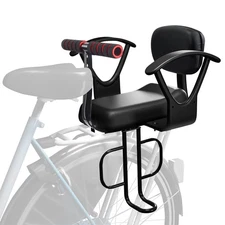 Rear Child Bike Seat with Thick Backrest, Rear Child Bicycle Seat Design for