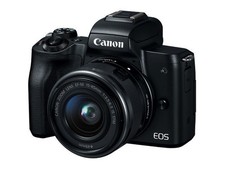 Canon EOS M50 Mirrorless Digital Camera - Black with 15-45mm Lens
