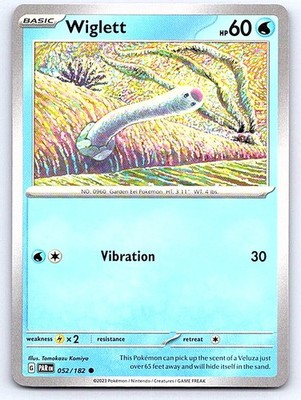 WIGLETT 052 C PARADOX RIFT POKEMON NEAR MINT