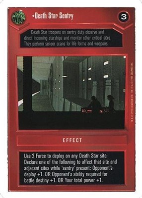 Death Star Sentry - Premiere Unlimited - Star Wars CCG