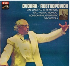 Dvorak: Symphony (Sinfonia) No. 9 new World / Rostropovich - LP EMI