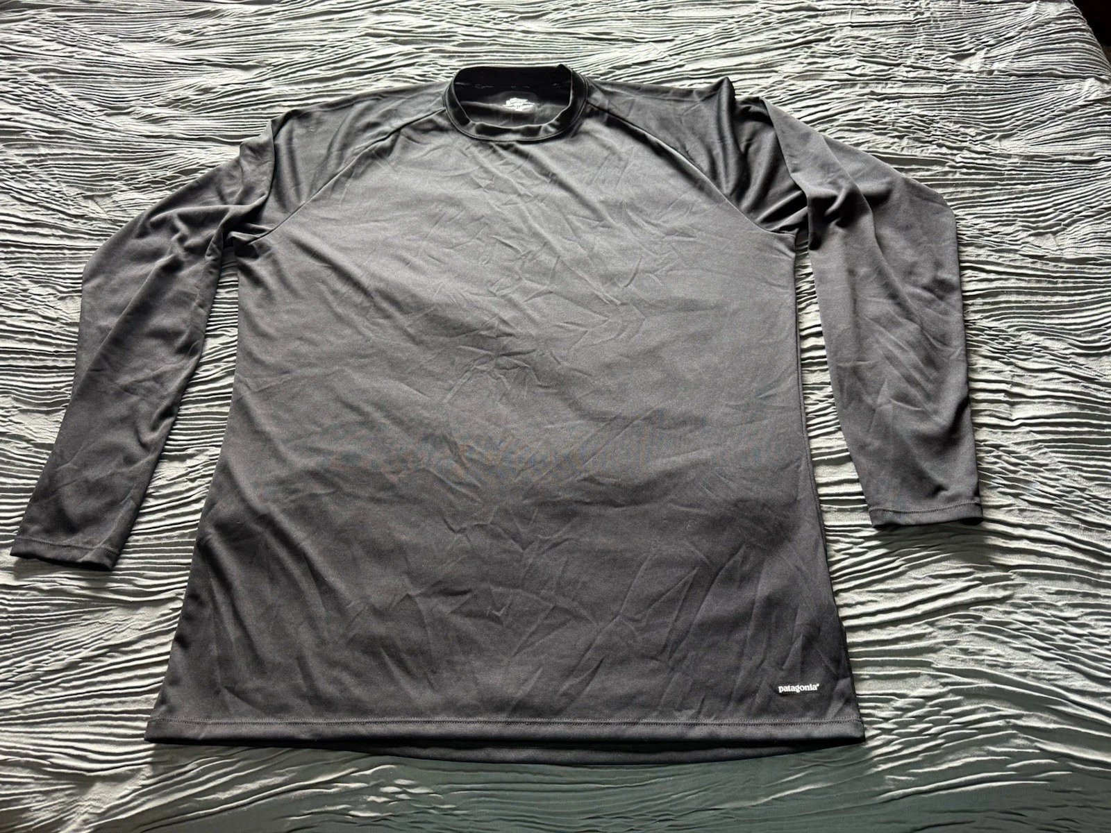 Patagonia Men’s XL Black Capilene Long Sleeve Tee T-Shirt Common Threads