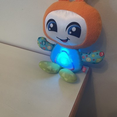 Fisher Price DJ Groovin' Go Light Up Plush Musical Baby Toy Works!!