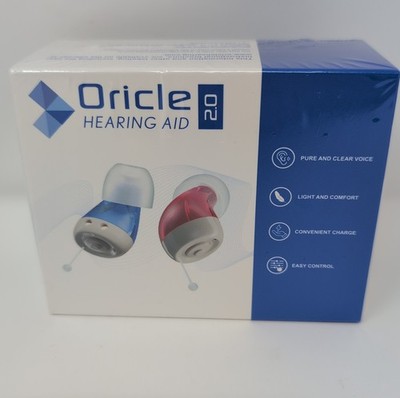 Oricle 2.0 Hearing Aids for Adults with Advanced Noise Cancellation - Brand New