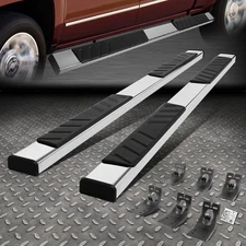 For 09-24 Dodge Ram 1500-3500 Crew Cab 5" Flat Side Step Nerf Bar Running Board