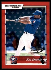 Ken Caminiti 2001 Donruss #78 Texas Rangers MLB READ FREE SHIPPING AutographDen