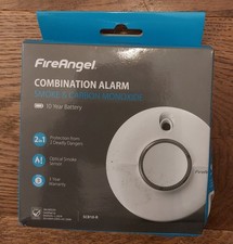 Fire Angel Combi Alarm Smoke & Carbon Monoxide Detector Scb10-r Brand New Boxed